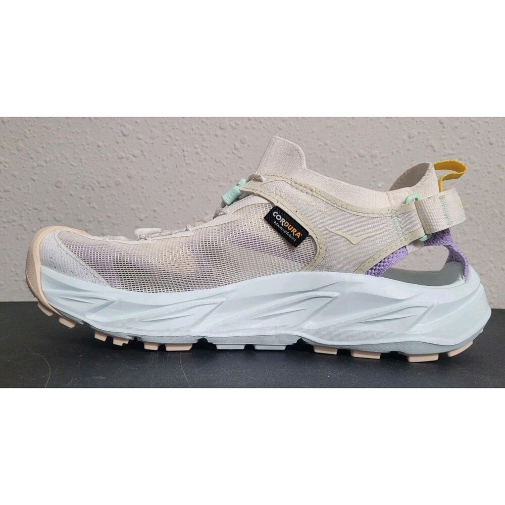 HOKA Hopara 2 Wmn's 10B ANW Cream Mint Lavender Trail Hiking Sandals Water Shoes - Picture 6 of 12